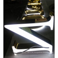 Eletropating plattiert Gold Buchstaben Titan beleuchtete Zeichen 3D Buchstaben Logo Zeichen LED Light Brief